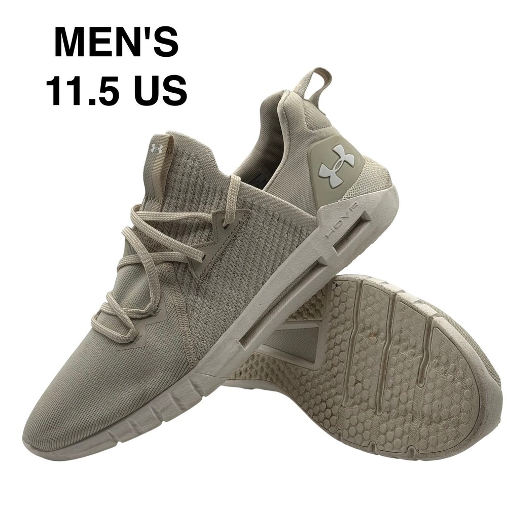 Under Armour Charged Rogue 2 Training Shoes Men's 11.5 Tan Beige 3021457-200 Gym
